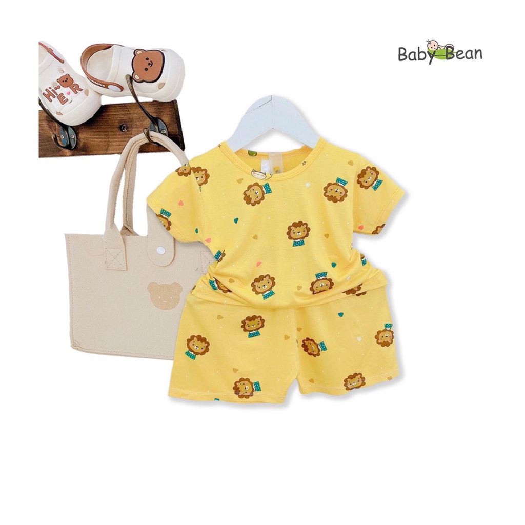 Bộ Đồ Thun Lạnh Tay Ngắn Quần Ngắn Bé Sơ Sinh Gái BabyBean MÀU NGẪU NHIÊN (7kg-13kg)