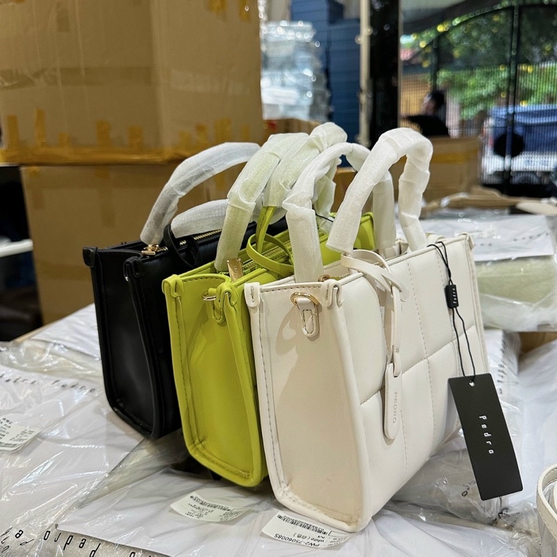 TÚI Xách  Nữ Quai Cầm Kèm Dây Đeo Chéo Mẫu Chần Ô Mới