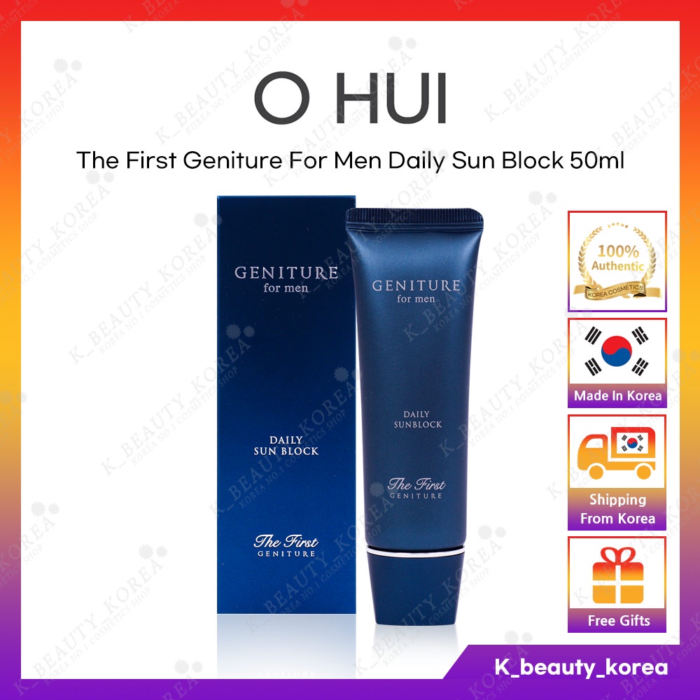 The First Geniture For Men Kem Chống Nắng Hàng Ngày The First Geniture 50ml SPF50 + / PA + + + / Dành Cho Nam Giới