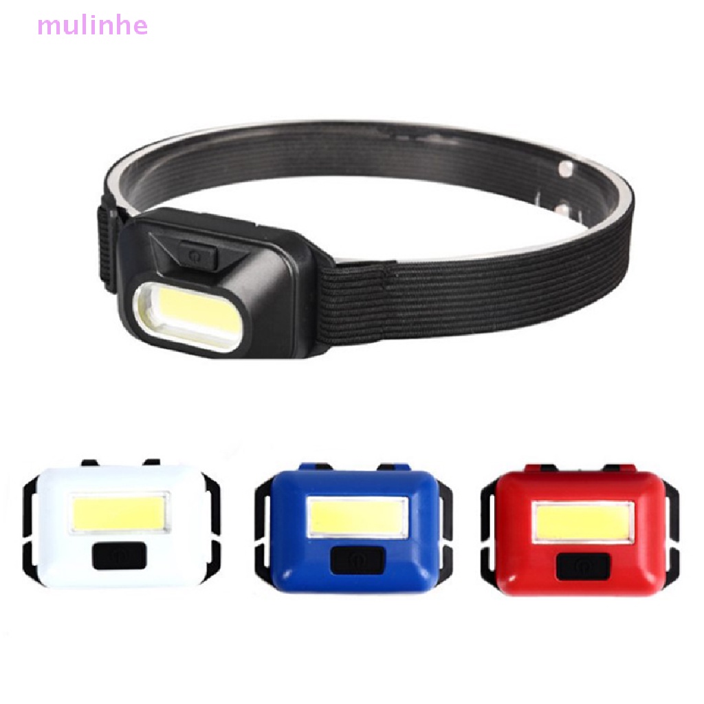 Đèn Pin Đeo Trán 3 Chế Độ Đèn LED COB Mini Chống Nước Dùng Ngoài Trời