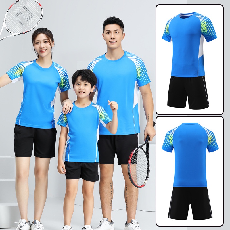 Bộ Đồ Thể Thao Đánh Cầu Lông / Cầu Lông Ngắn Tay Thời Trang Mùa Hè Mới Nhất Năm 2023 Cho Gia Đình