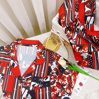 Đồ Bộ Pijama Lụa Cao Cấp Phom Cánh Dơi SIX Homewear