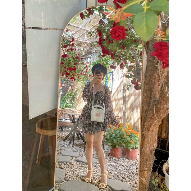 Túi xách túi đeo chéo túi len handmade sticker len đi chơi