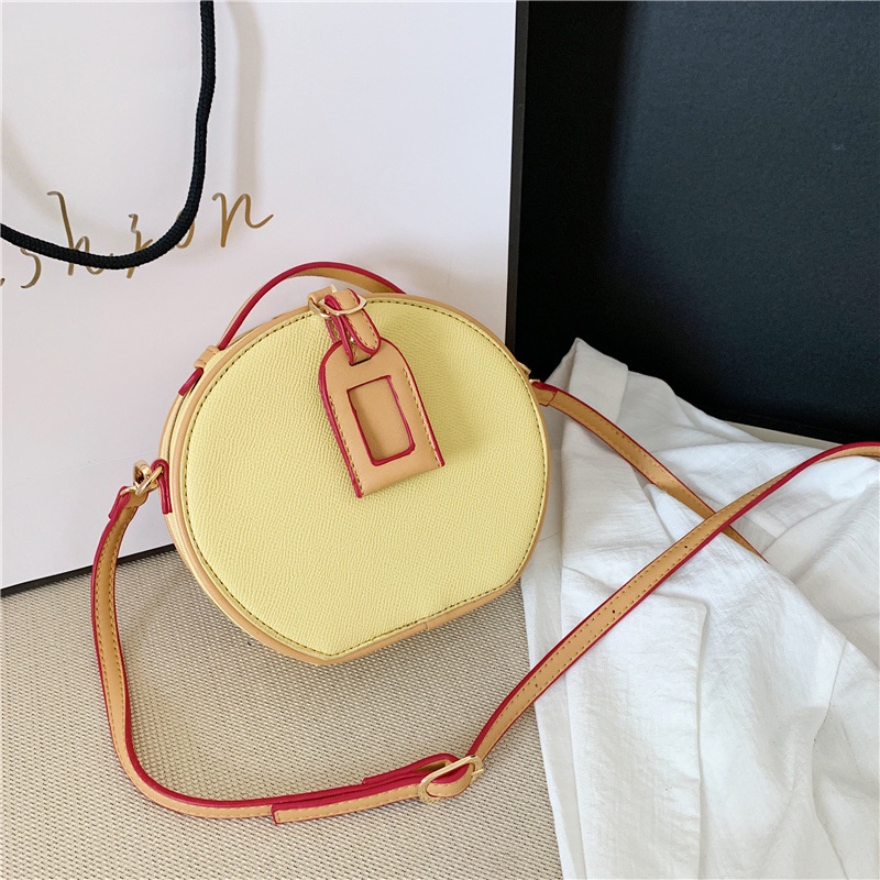 Túi Đeo Chéo Dáng Tròn Nhỏ Nhắn Phong Cách Retro 2022 Cao Cấp