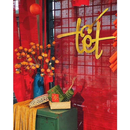 Chữ Tết alu trang trí sự kiện, decor chụp hình đẹp, sang trọng