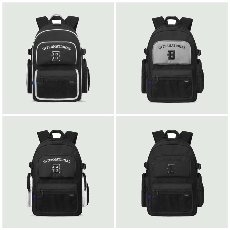 Balo BAMA BORDER Backpack Balo Bama Đi Học Đi Chơi Ulzzang Unisex - Bánh Mì Store Balo VNXK