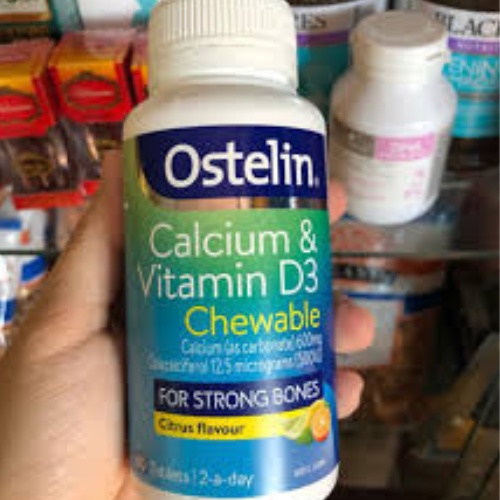 Ostelin Calcium & Vitamin D3 của Úc lọ 130 viên Bổ sung Canxi Cho Bà Bầu (ÚC)