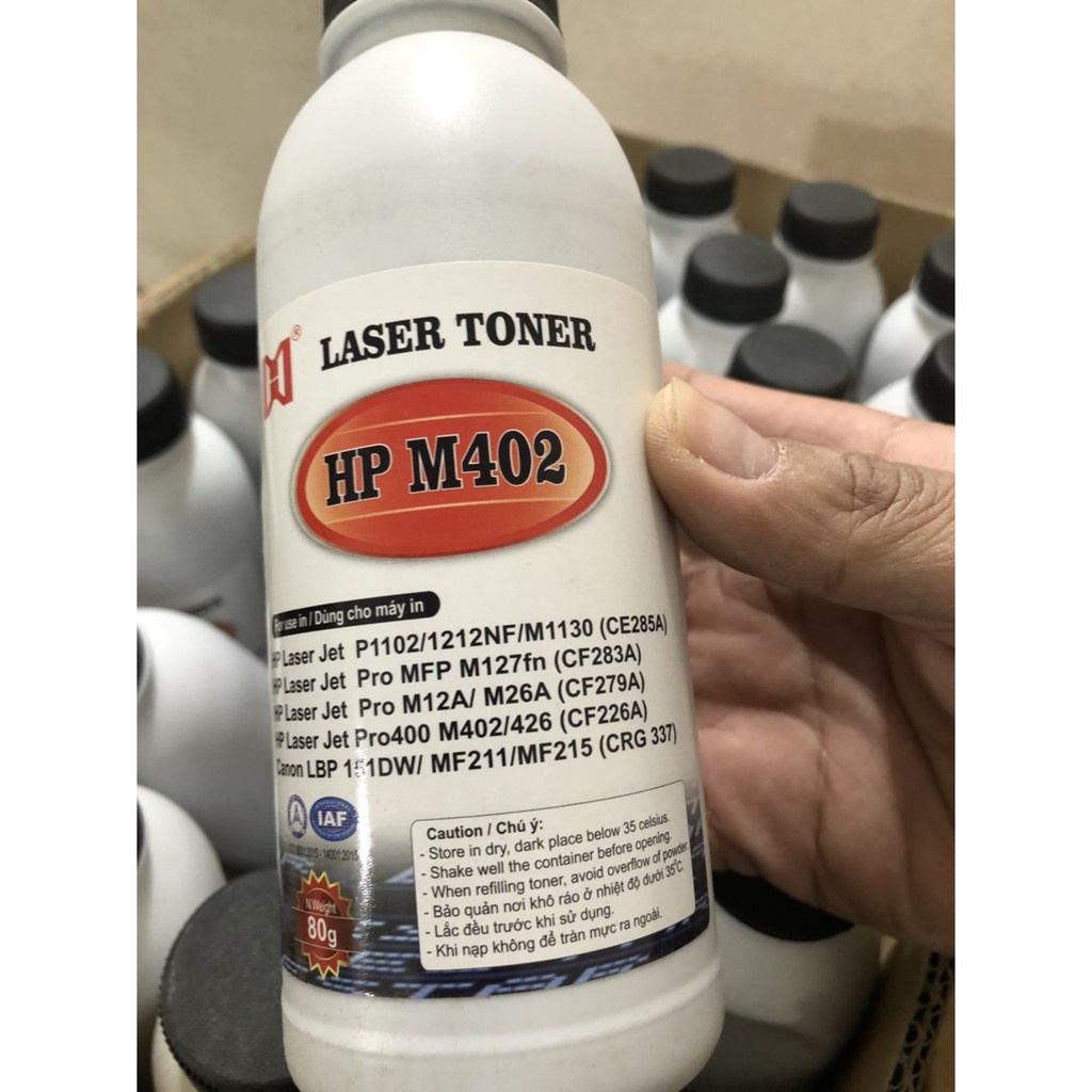 Combo 5 Chai Mực Nạp Chuyên Dùng Cho máy In HP M402/402D/Canon 212DW/214DW/151DW/ 6030/6030W/ 6200d/6230DN/MF 241D