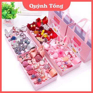 Hộp kẹp tóc 18 chi tiết cho bé gái Bé Điệu - Set phụ kiện cặp tóc cho bé