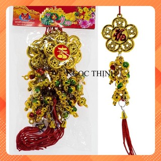 ĐỒ TREO TẾT HOA MAI XÂU HỒ LÔ 1 BỊCH 5 DÂY