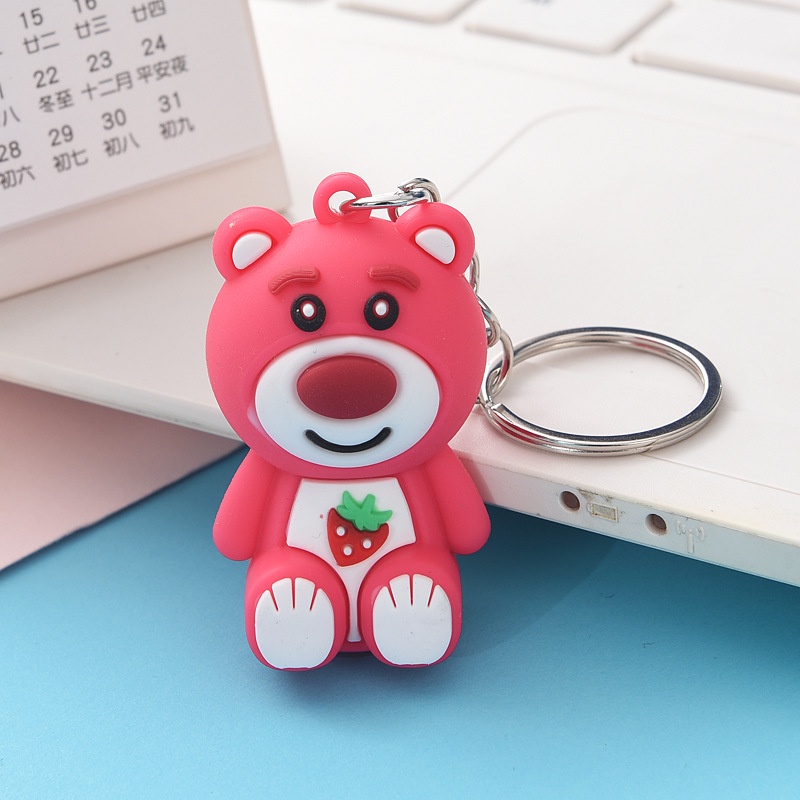 Móc khóa Gấu dâu mới dễ thương MK19