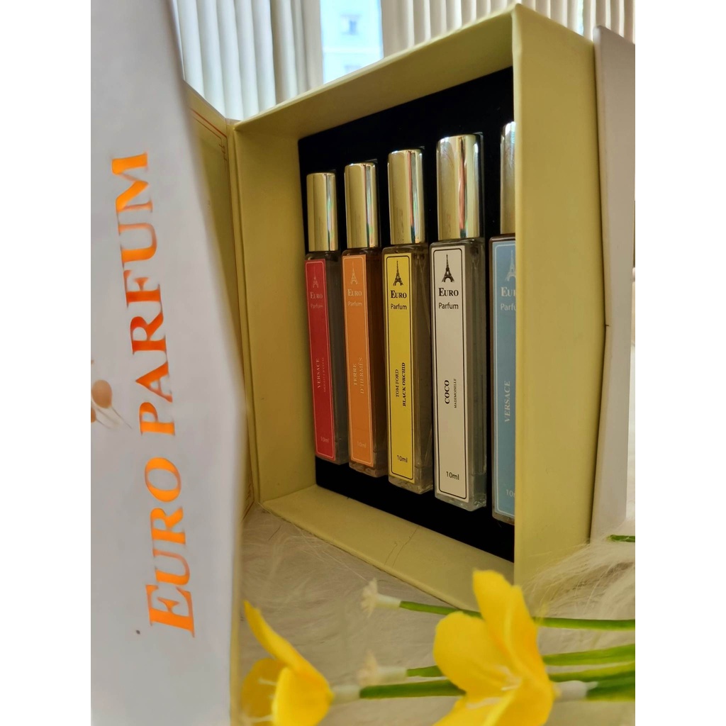 Combo 5 chai nước hoa chiết auth thơm 8 đến 12 tiếng