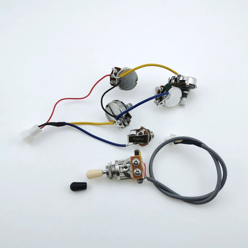 1 Bộ Dây Điện Pickup LP 100% Cho Đàn Guitar Điện EPI SG LP Dot (1 Công Tắc + 4 Nồi + Jack)