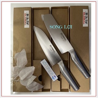 Cặp dao thái lọc thịt cá global yoshikin dao bếp nhật bản thép không gỉ cromova 18siêu sắc bén -bền bỉ