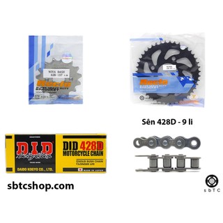 NSD Nhông dĩa Recto sên DID đen Winner Sonic chính hãng
