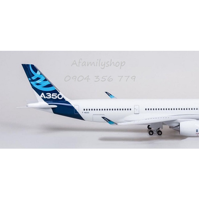 Mô hình máy bay tĩnh Airbus A350-XWB 47cm có bánh xe và đèn led