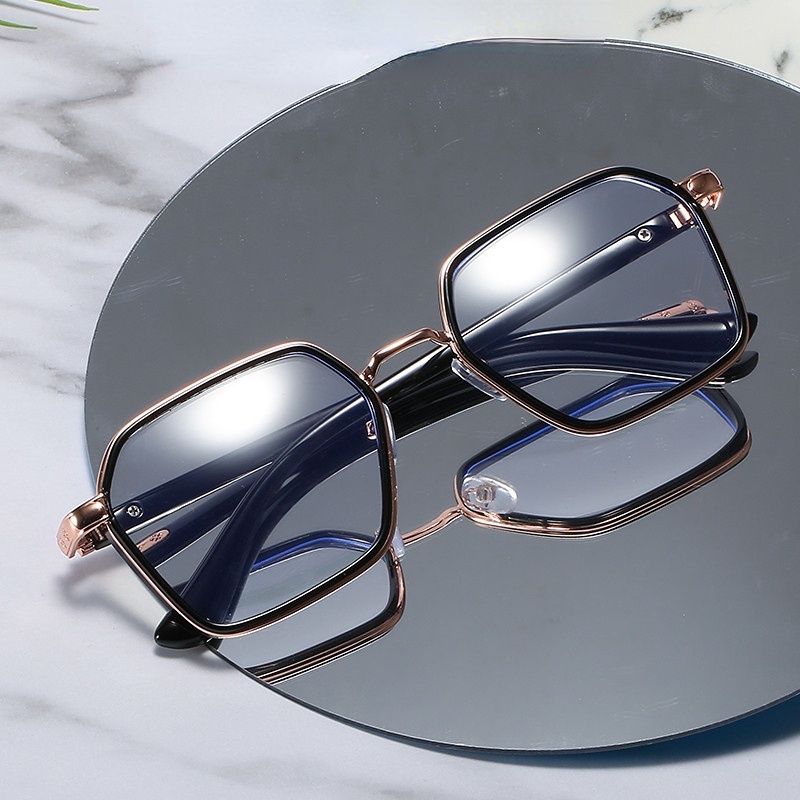 Đám Đông Kính Mát Gọng Lớn Chống Ánh Sáng Xanh Cho Nam Và Nữ