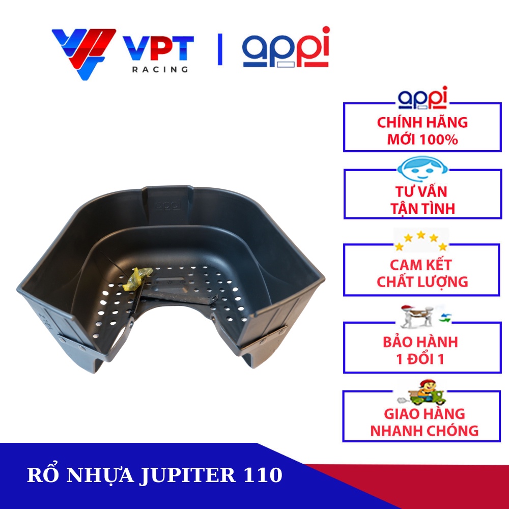 Rổ nhựa đựng đồ Appi dùng cho loại xe Jupiter - Chính hãng Appi