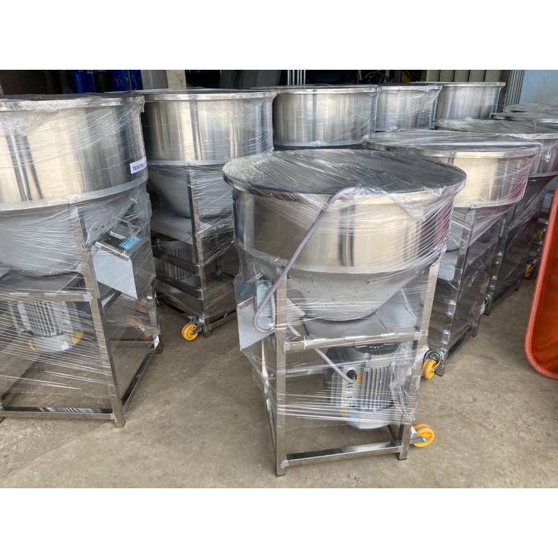 máy trộn thức ăn tôm cá (INOX) 50lít,75lit,100lit