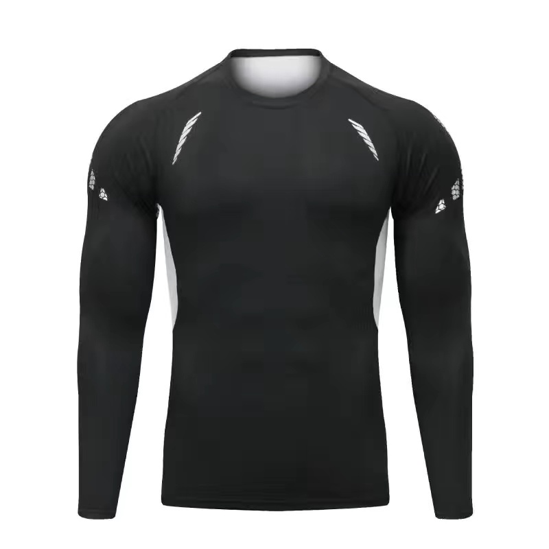 Áo Thun Thể Thao Dài Tay Ôm Dáng Thoáng Khí Chống Tia UV Cho Nam