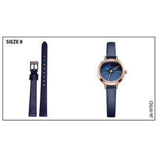 [Julius Mall Store] Dây da đồng hồ Julius đồng hồ Size 8