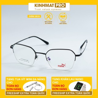 Gọng kính cận gọng kính hợp kim Puma FB51022 Kính mắt Pro