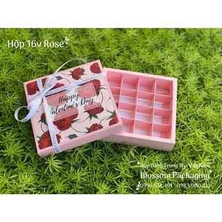 [Set 10] hộp đựng socola (chocolate) 16 viên (ko kèm thiệp)