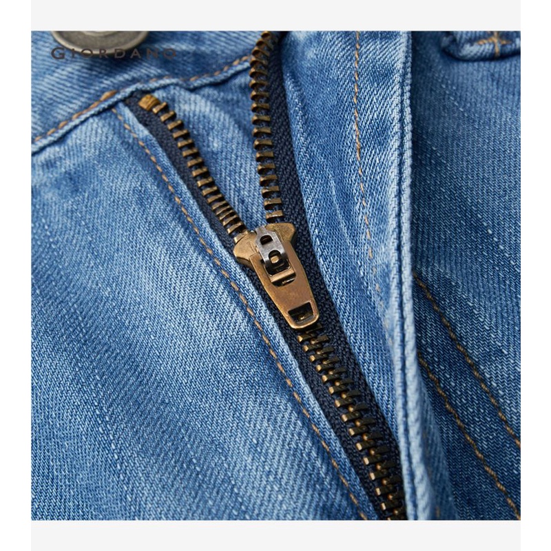 Quần denim GIORDANO 18113001 vải tencel nhẹ thời trang dành cho nam