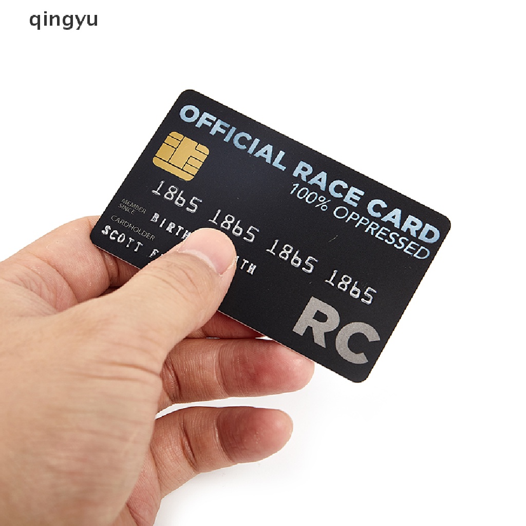 Qingyu Ví Đựng Thẻ PLI Màu Đen Mới Lạ Có Thể Sưu Tầm