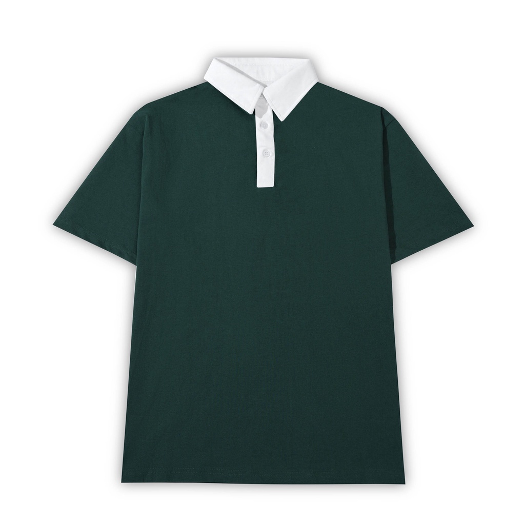 Áo POLO TRƠN PHỐI CỔ HOGOTO - shop Hogotoclub , nam nữ unisex 100% cotton cao cấp