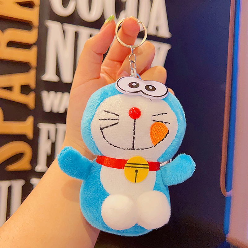 Móc Khóa Hình Doraemon Nhồi Bông Dễ Thương