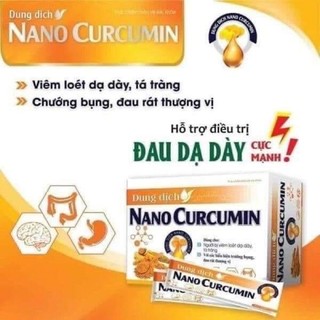 Dung Dịch dạ dày Nano Curcumin hộp 15 gói