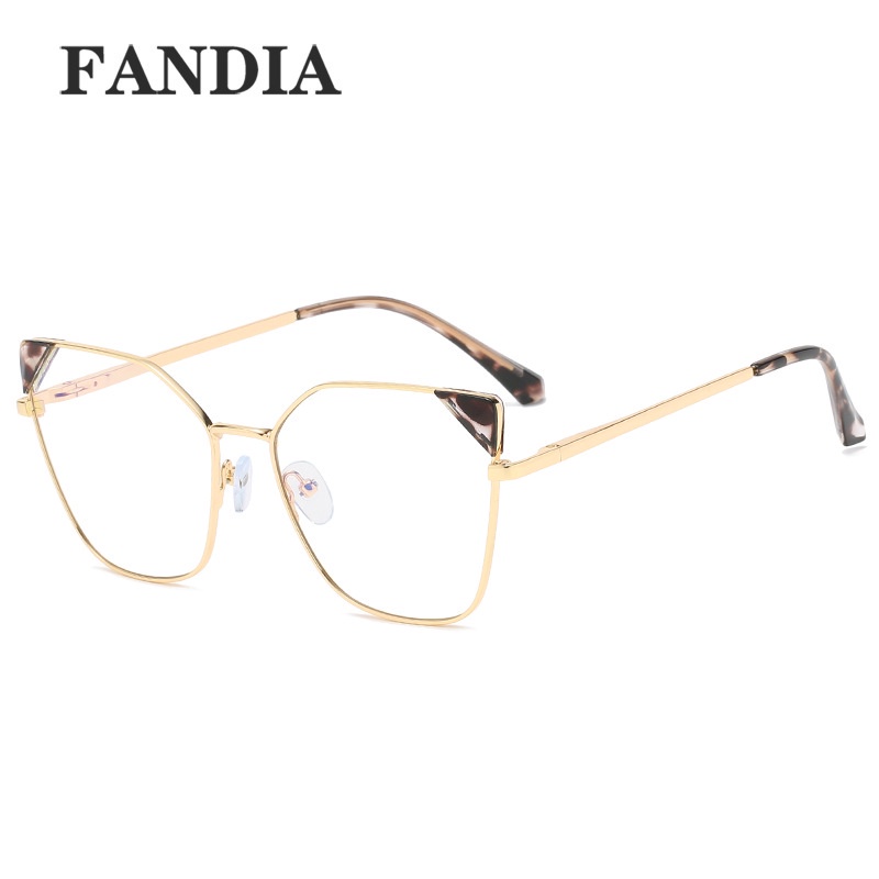 Mắt Kính Gọng Lớn Chống Ánh Sáng Xanh Phong Cách Âu Mỹ Mới