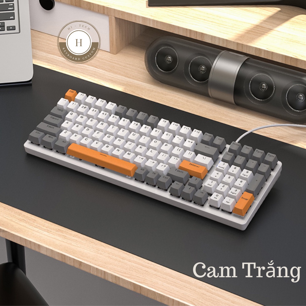 Bàn phím cơ Full size K3 red switch, Gaming 10 chế độ led - Bảo hành 1 năm