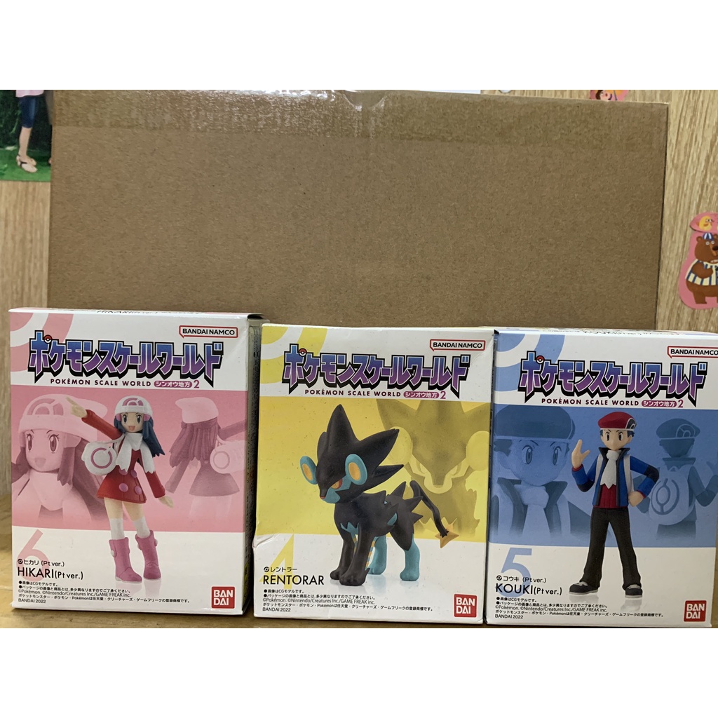 Mô hình Pokemon Scale World 1/20 Sinnoh Vol 2 box lẻ.
