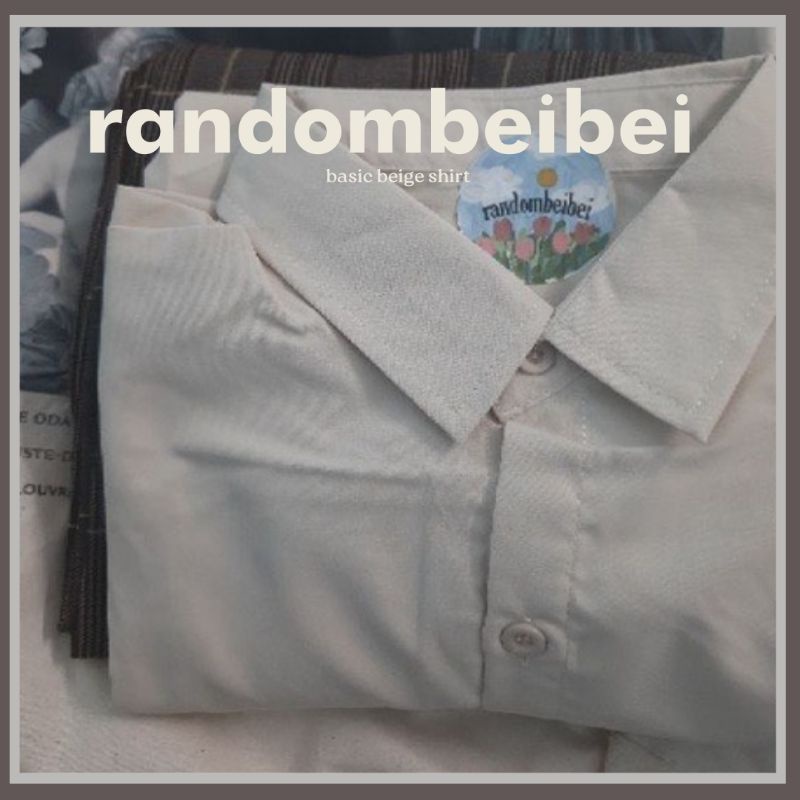 𝐑𝐀𝐍𝐃𝐎𝐌𝐁𝐄𝐈𝐁𝐄𝐈 ÁO SƠ MI PHONG CÁCH VINTAGE 'DARK ACADEMIA' LE CROISSANT