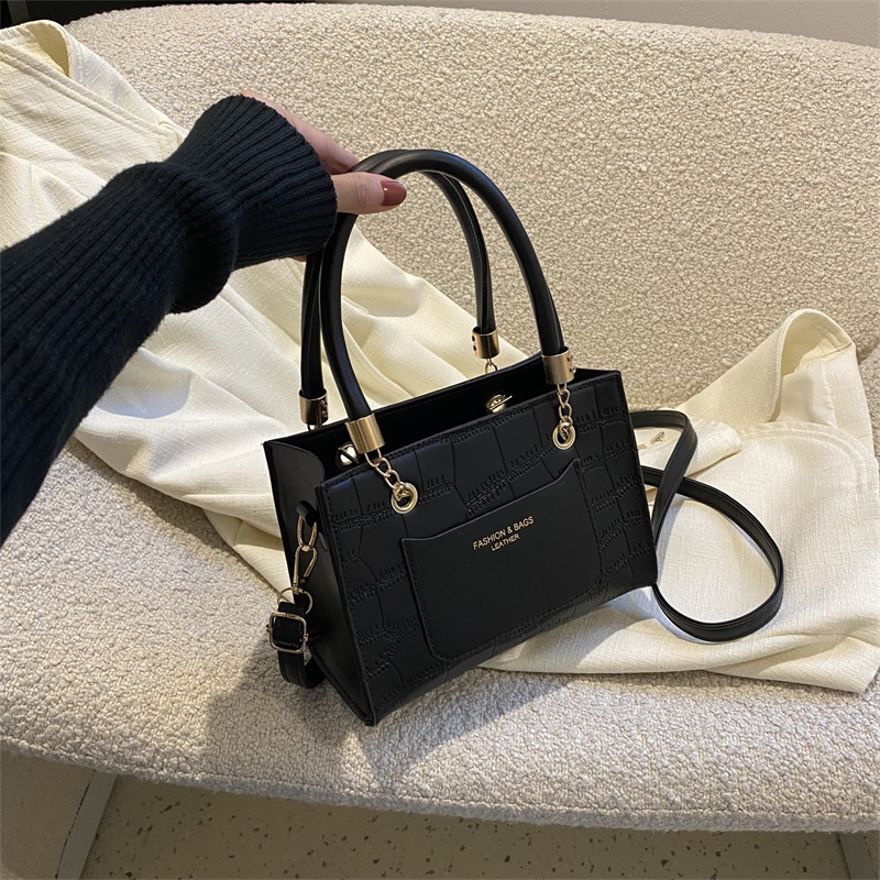 AlphaZ Túi Đeo Chéo Hình Vuông Nhỏ Màu Trơn Đơn Giản Phong Cách Hàn Quốc Hợp Thời Trang