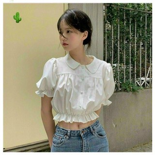 Áo sơ mi kiểu tay ngăn siêu đẹp Hình thật trải sàn NS