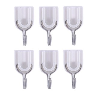 Bộ 6 Móc Treo Dán Tường HOOK