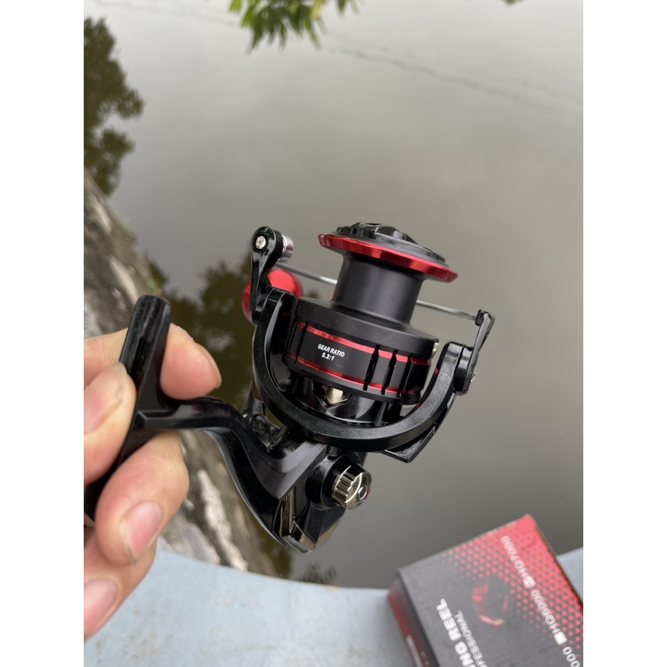 Máy câu cá kim loại núm quay độ siêu chất HQ Có từ 3000 đến 7000