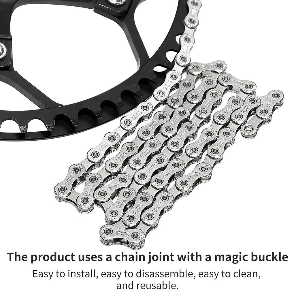 Dây Xích Xe Đạp Thay Thế Bằng Thép Không Gỉ Chống Rỉ Nâng Cấp