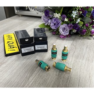 1 cái - Đầu chuyển - Adaptor BNC Furutech lõi bạc cao cấp cho dây coaxial RCA Hi-end