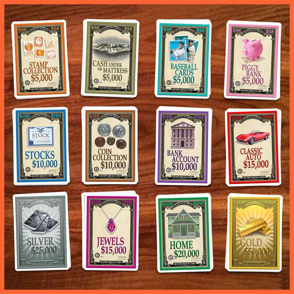 Bộ Thẻ Bài Trò Chơi Gia Đình Vui Nhộn Cho Thanh Thiếu Niên Và Người Lớn Che Phủ Tài Liệu Ông Bà Beck chunvn