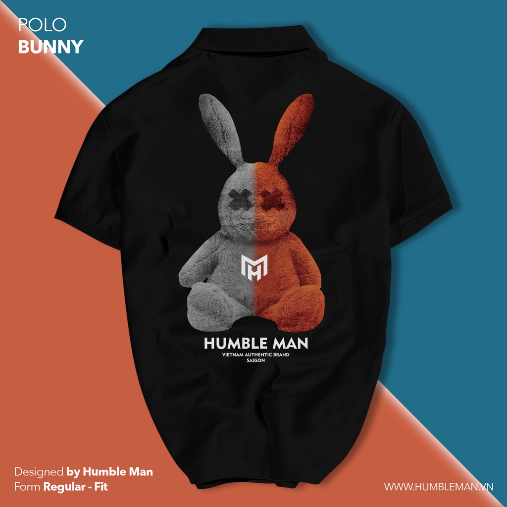 Áo Polo BUNNY vải cá sấu Cotton xuất xịn, chuẩn form, trẻ trung - thanh lịch - Humble Man