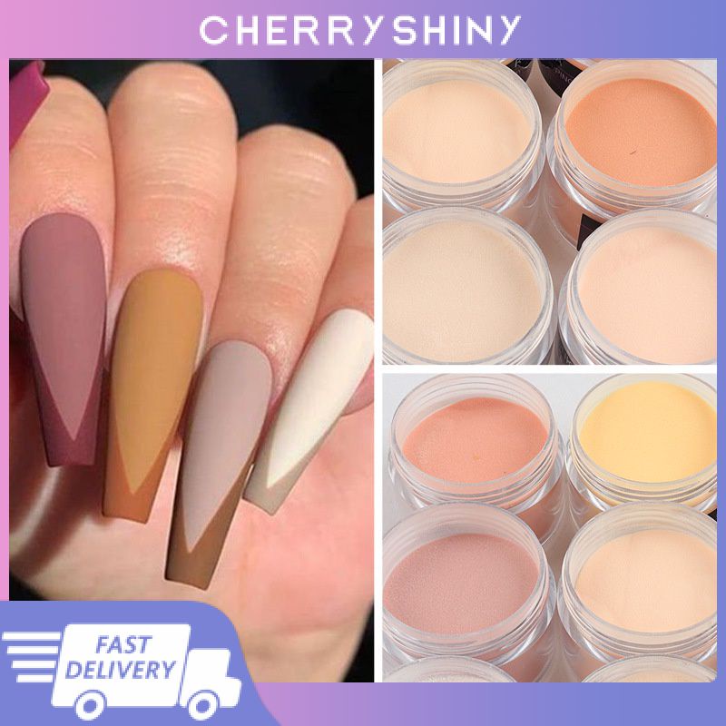 HOT! RIKONKA Bột Vẽ Móng Nghệ Thuật Màu Nude Đóng Chai 15G Bột Pha Lê Acrylic Có Thể Kéo Dài Bột Acrylic Chạm Khắc