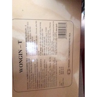 Trà sâm Wongin T Ginseng Tea 100 gói