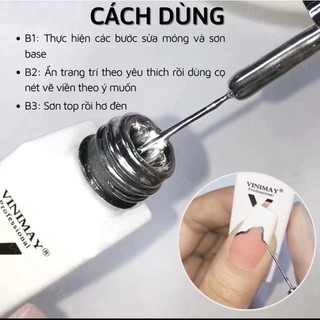 Gel Cọ Nét Metan Vinimay-Vẽ Móng Nail