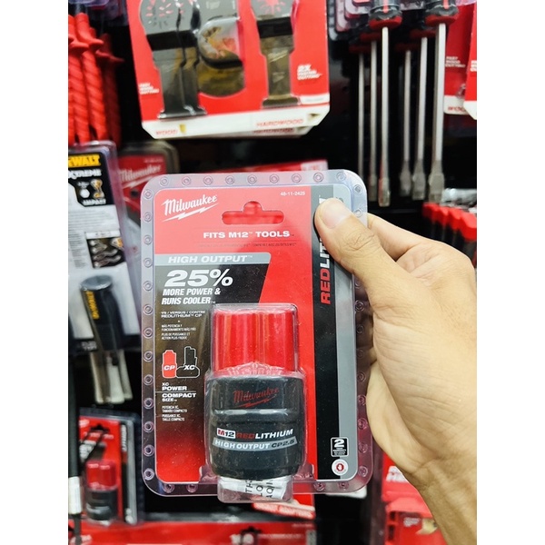 Pin High OutPut 2.5Ah và 5.0Ah M12 Milwaukee