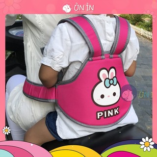 Đai ngồi xe máy, đai an toàn cho bé ngồi xe máy, đai đi xe máy size 9 tháng-12 tuổi BC34