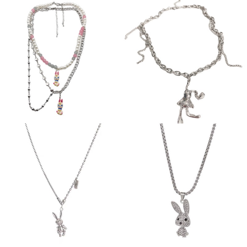 [Series] Vòng cổ Mặt Hình Thỏ Phong Cách Retro Hàn Quốc Cá Tính